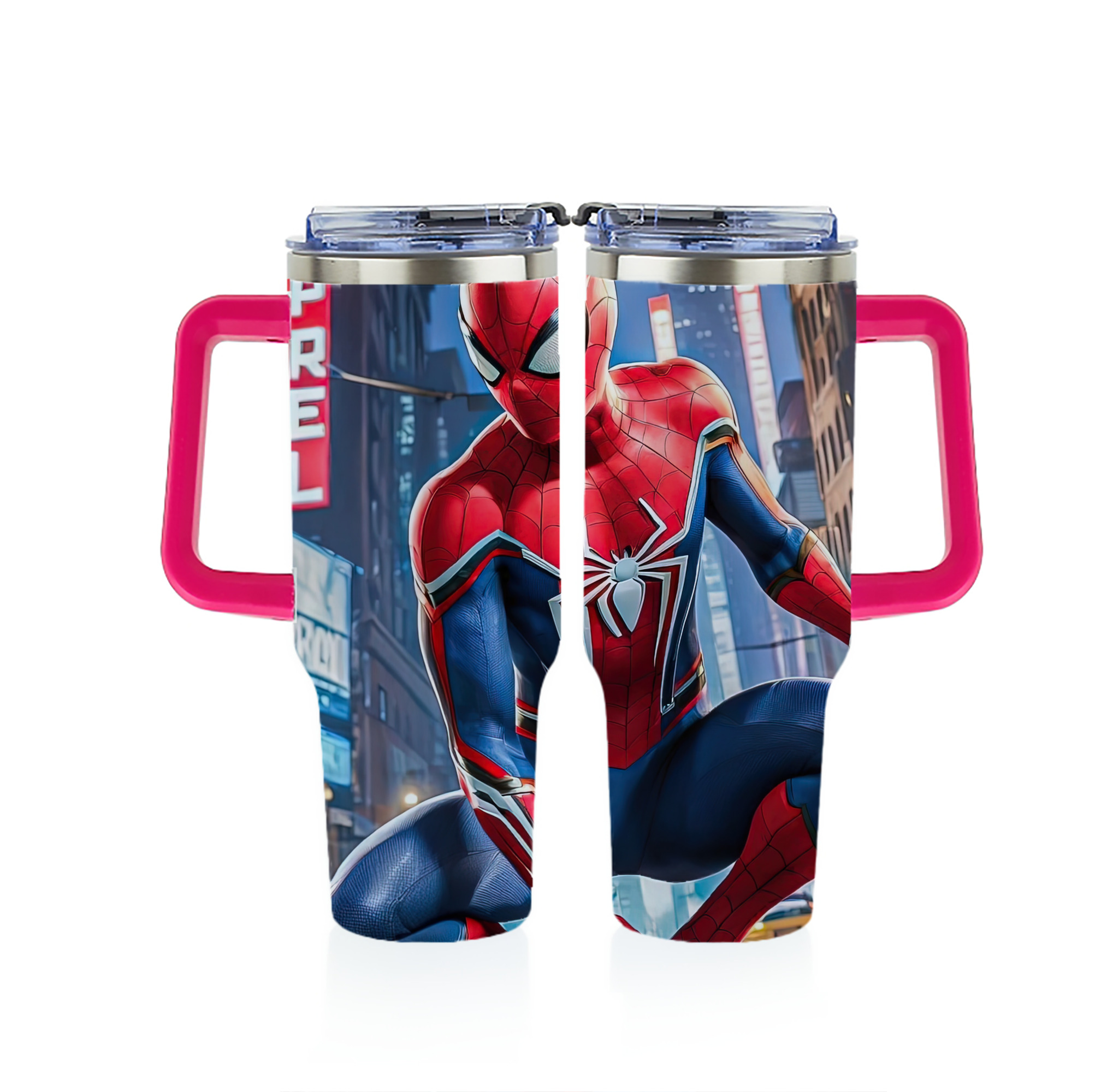 （画像用） Spider Man スパイダーマン 1200ｍLフルプリント車用タンブラー